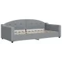 Sofá cama nido con cajones tela gris claro 90x200 cm de vidaXL, Camas y somieres - Ref: Foro24-3197584, Precio: 486,20 €, Des...