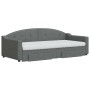 Trundle sofa bed with drawers dark gray fabric 90x200 cm by vidaXL, Beds and slatted bases - Ref: Foro24-3197585, Price: 467,...