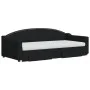 Sofá cama nido con cajones tela negro 90x200 cm de vidaXL, Camas y somieres - Ref: Foro24-3197586, Precio: 484,10 €, Descuent...