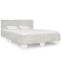 Estructura de cama de ratán natural gris 140x200 cm de vidaXL, Camas y somieres - Ref: Foro24-283091, Precio: 296,89 €, Descu...