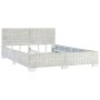 Grauer Bettrahmen aus natürlichem Rattan, 140 x 200 cm von vidaXL, Betten und Lattenroste - Ref: Foro24-283091, Preis: 301,44...