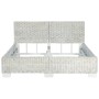 Grauer Bettrahmen aus natürlichem Rattan, 140 x 200 cm von vidaXL, Betten und Lattenroste - Ref: Foro24-283091, Preis: 301,44...
