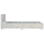 Gray natural rattan bed frame 140x200 cm by vidaXL, Beds and slatted bases - Ref: Foro24-283091, Price: 301,44 €, Discount: %