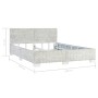 Gray natural rattan bed frame 140x200 cm by vidaXL, Beds and slatted bases - Ref: Foro24-283091, Price: 301,44 €, Discount: %