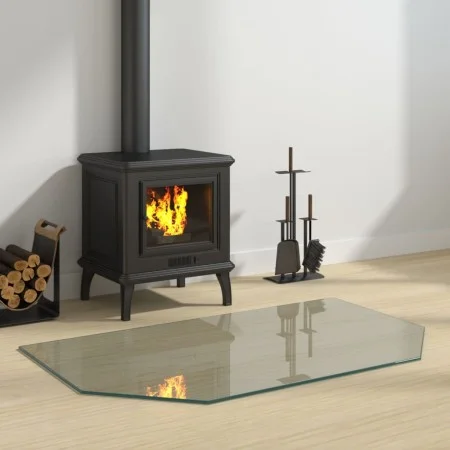 Glasplatte für sechseckigen Kamin 100x60 cm von vidaXL, Glas - Ref: Foro24-324136, Preis: 42,22 €, Rabatt: %
