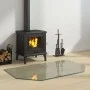 Glass plate for hexagonal fireplace 100x60 cm by vidaXL, Glass - Ref: Foro24-324136, Price: 42,25 €, Discount: %