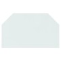 Glasplatte für sechseckigen Kamin 100x60 cm von vidaXL, Glas - Ref: Foro24-324136, Preis: 43,56 €, Rabatt: %