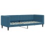 Trundle sofa bed with drawers blue velvet 80x200 cm by vidaXL, Beds and slatted bases - Ref: Foro24-3196755, Price: 451,22 €,...