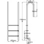 Poolleiter 3 Stufen Edelstahl 304 120 cm von vidaXL, Pooltreppen und Rampen - Ref: Foro24-90502, Preis: 188,06 €, Rabatt: %