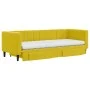 Trundle sofa bed with drawers yellow velvet 80x200 cm by vidaXL, Beds and slatted bases - Ref: Foro24-3196761, Price: 460,95 ...