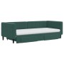 Sofá cama nido con cajones terciopelo verde oscuro 90x200 cm de vidaXL, Camas y somieres - Ref: Foro24-3196765, Precio: 477,2...