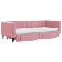 Trundle sofa bed with pink velvet drawers 90x200 cm by vidaXL, Beds and slatted bases - Ref: Foro24-3196766, Price: 479,79 €,...