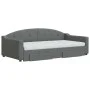 Sofá cama nido con cajones tela gris oscuro 100x200 cm de vidaXL, Camas y somieres - Ref: Foro24-3197590, Precio: 479,98 €, D...