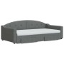 Trundle sofa bed with drawers dark gray fabric 100x200 cm by vidaXL, Beds and slatted bases - Ref: Foro24-3197590, Price: 476...
