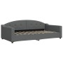Trundle sofa bed with drawers dark gray fabric 100x200 cm by vidaXL, Beds and slatted bases - Ref: Foro24-3197590, Price: 476...