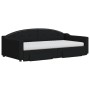 Sofá cama nido con cajones tela negro 100x200 cm de vidaXL, Camas y somieres - Ref: Foro24-3197591, Precio: 481,50 €, Descuen...
