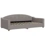 Trundle sofa bed with drawers taupe gray fabric 100x200 cm by vidaXL, Beds and slatted bases - Ref: Foro24-3197592, Price: 47...