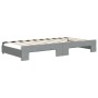 Sofá cama nido con cajones tela gris claro 90x190 cm de vidaXL, Camas y somieres - Ref: Foro24-3197594, Precio: 452,81 €, Des...