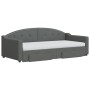 Sofá cama nido con cajones tela gris oscuro 90x190 cm de vidaXL, Camas y somieres - Ref: Foro24-3197595, Precio: 447,74 €, De...