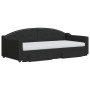 Sofá cama nido con cajones tela negro 90x190 cm de vidaXL, Camas y somieres - Ref: Foro24-3197596, Precio: 453,75 €, Descuent...
