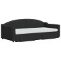 Trundle sofa bed with drawers black fabric 90x190 cm by vidaXL, Beds and slatted bases - Ref: Foro24-3197596, Price: 431,55 €...