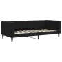 Sofá cama nido con cajones terciopelo negro 90x200 cm de vidaXL, Camas y somieres - Ref: Foro24-3196767, Precio: 462,85 €, De...