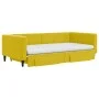 Sofá cama nido con cajones terciopelo amarillo 100x200 cm de vidaXL, Camas y somieres - Ref: Foro24-3196775, Precio: 461,16 €...