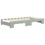 Trundle sofa bed with drawers light gray velvet 90x190 cm by vidaXL, Beds and slatted bases - Ref: Foro24-3196776, Price: 443...