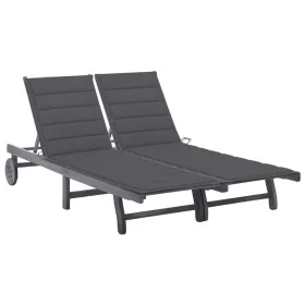 Gartenliege für 2 Personen und Auflagen aus massivem Akazienholz von vidaXL, Liegen - Ref: Foro24-3061389, Preis: 383,38 €, R...