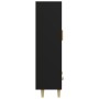 Aparador de madera de ingeniería negro 70x31x115 cm de vidaXL, Aparadores - Ref: Foro24-812547, Precio: 92,88 €