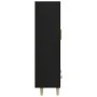 Aparador de madera de ingeniería negro 70x31x115 cm de vidaXL, Aparadores - Ref: Foro24-812547, Precio: 87,88 €, Descuento: %
