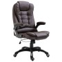 Brauner Kunstleder-Bürostuhl von vidaXL, Bürostühle - Ref: Foro24-20232, Preis: 232,67 €, Rabatt: %