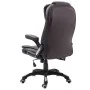 Silla de oficina de cuero sintético marrón de vidaXL, Sillas de oficina - Ref: Foro24-20232, Precio: 227,90 €, Descuento: %