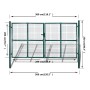 Gartengitter-Türwandzaun 289 x 200 cm/306 x 250 cm von vidaXL, Gartentore - Ref: Foro24-140926, Preis: 490,62 €, Rabatt: %