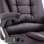 Silla de oficina de cuero sintético marrón by vidaXL, Office chairs - Ref: Foro24-20232, Price: 232,67 €, Discount: %