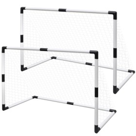 Mini-Fußballtore 2 Einheiten 91,5x48x61 cm von vidaXL, Fußballtore - Ref: Foro24-90571, Preis: 25,00 €, Rabatt: %
