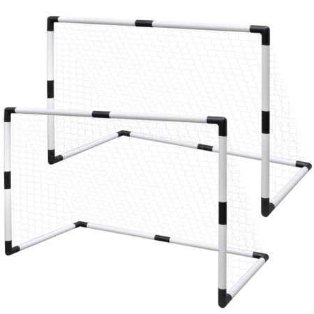 Mini-Fußballtore 2 Einheiten 91,5x48x61 cm von vidaXL, Fußballtore - Ref: Foro24-90571, Preis: 25,00 €, Rabatt: %