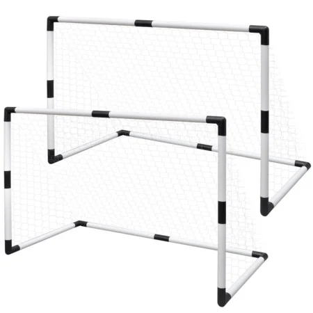 Mini soccer goals 2 units 91.5x48x61 cm by vidaXL, soccer goals - Ref: Foro24-90571, Price: 23,78 €, Discount: %