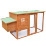 Wooden chicken coop with 1 egg cage by vidaXL, Cages and habitats for small animals - Ref: Foro24-170164, Price: 256,68 €, Di...