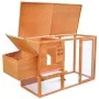 Hühnerstall aus Holz mit 1 Eierkäfig von vidaXL, Käfige und Lebensräume für Kleintiere - Ref: Foro24-170164, Preis: 237,52 €,...