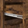 Juego de muebles de baño con cajón Manual 3 pcs Roble ahumado