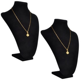 Black Bust Shaped Jewelry Display - 2 Pieces - 23X11.5X30cm by vidaXL, Jewelry stands - Ref: Foro24-240906, Price: 32,52 €, D...