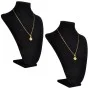 Expositor De Joyas En Forma De Busto Negro - 2Piezas - 23X11,5X30cm de vidaXL, Soportes para joyería - Ref: Foro24-240906, Pr...