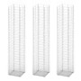 Gabion wall baskets galvanized wire 25x25x150cm 3 units by vidaXL, fence panels - Ref: Foro24-141046, Price: 69,27 €, Discoun...
