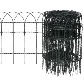 Powder-coated iron mesh for lawn, 25x0.4 m by vidaXL, Garden edging and edging - Ref: Foro24-141072, Price: 61,71 €, Discount: %