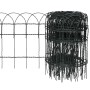 Powder-coated iron mesh for lawn, 25x0.4 m by vidaXL, Garden edging and edging - Ref: Foro24-141072, Price: 61,71 €, Discount: %