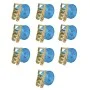 Correas de sujeción de trinquete 10 uds 2T 6mx38mm azul de vidaXL, Correas de amarre - Ref: Foro24-142655, Precio: 74,68 €, D...