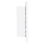 Armario espejo de baño con luz LED acrílico blanco 90x12x45 cm de vidaXL, Tocadores de baño - Ref: Foro24-804972, Precio: 51,...