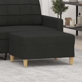 Black fabric footrest 70x55x41 cm by vidaXL, Ottomans - Ref: Foro24-349275, Price: 61,95 €, Discount: %