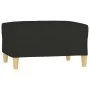 Fußhocker aus schwarzem Stoff, 70x55x41 cm von vidaXL, Osmanen - Ref: Foro24-349275, Preis: 61,03 €, Rabatt: %